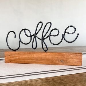 “Coffee” Wire Block